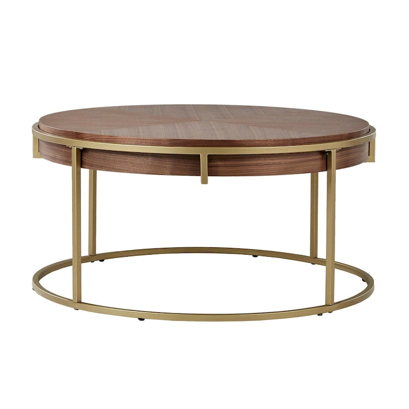 Table ronde Cooke avec piètement en métal de iNSPIRE Q Modern