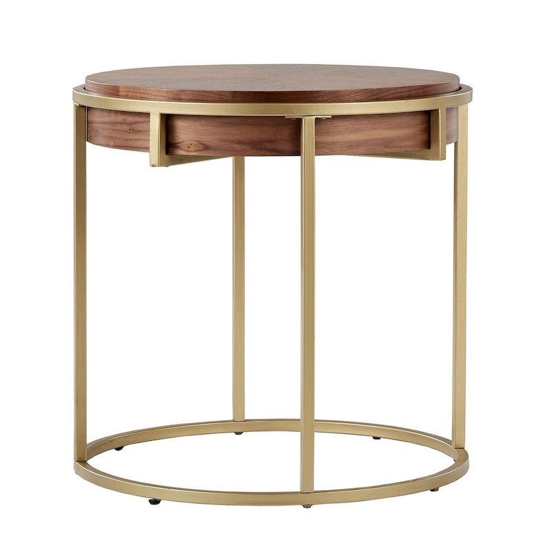 Table ronde Cooke avec piètement en métal de iNSPIRE Q Modern