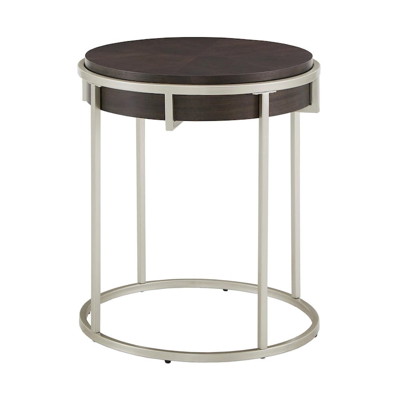 Table ronde Cooke avec piètement en métal de iNSPIRE Q Modern