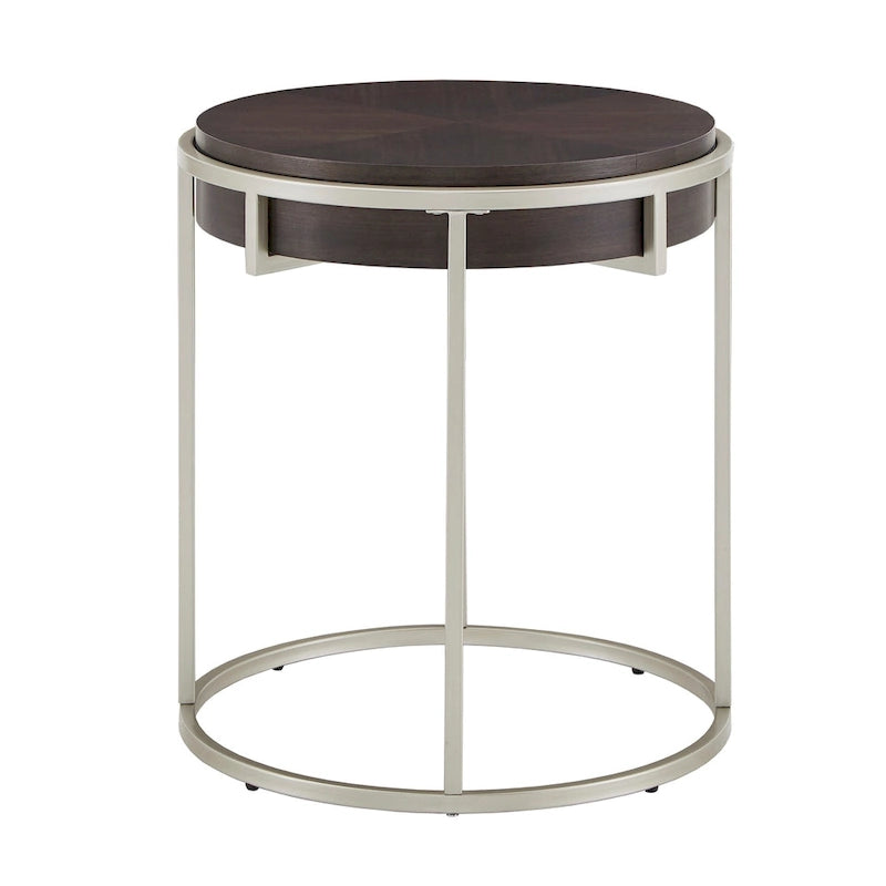 Table ronde Cooke avec piètement en métal de iNSPIRE Q Modern