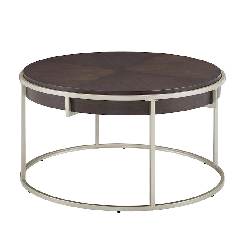 Table ronde Cooke avec piètement en métal de iNSPIRE Q Modern