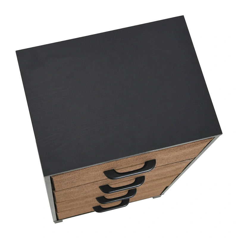 Commode haute avec 4 tiroirs de rangement