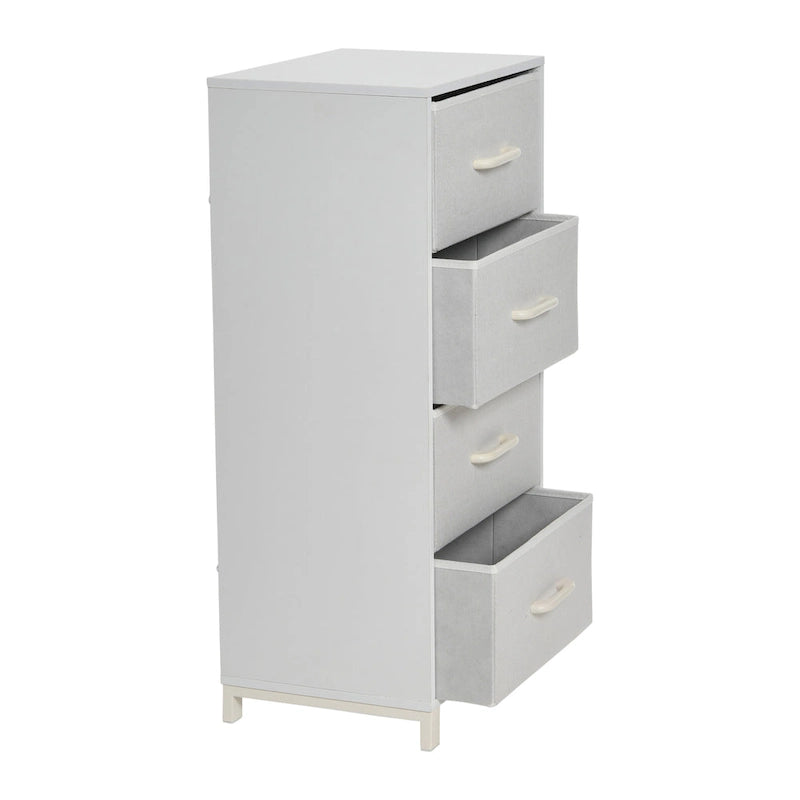 Commode haute avec 4 tiroirs de rangement
