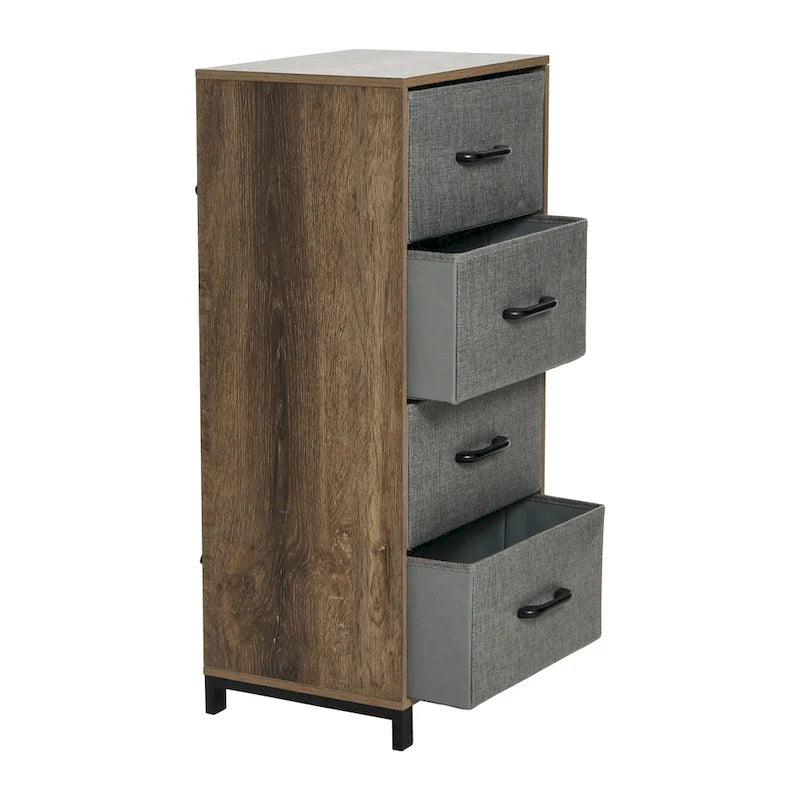 Commode haute avec 4 tiroirs de rangement