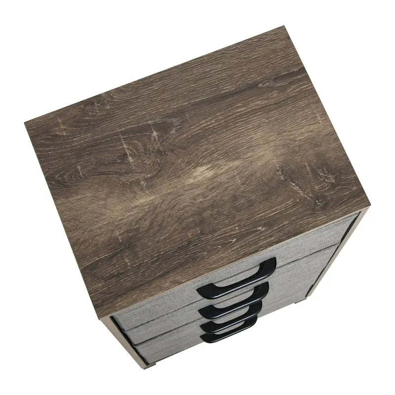 Commode haute avec 4 tiroirs de rangement