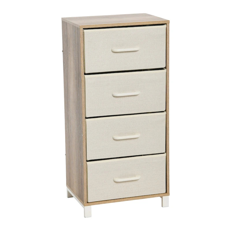 Commode haute avec 4 tiroirs de rangement