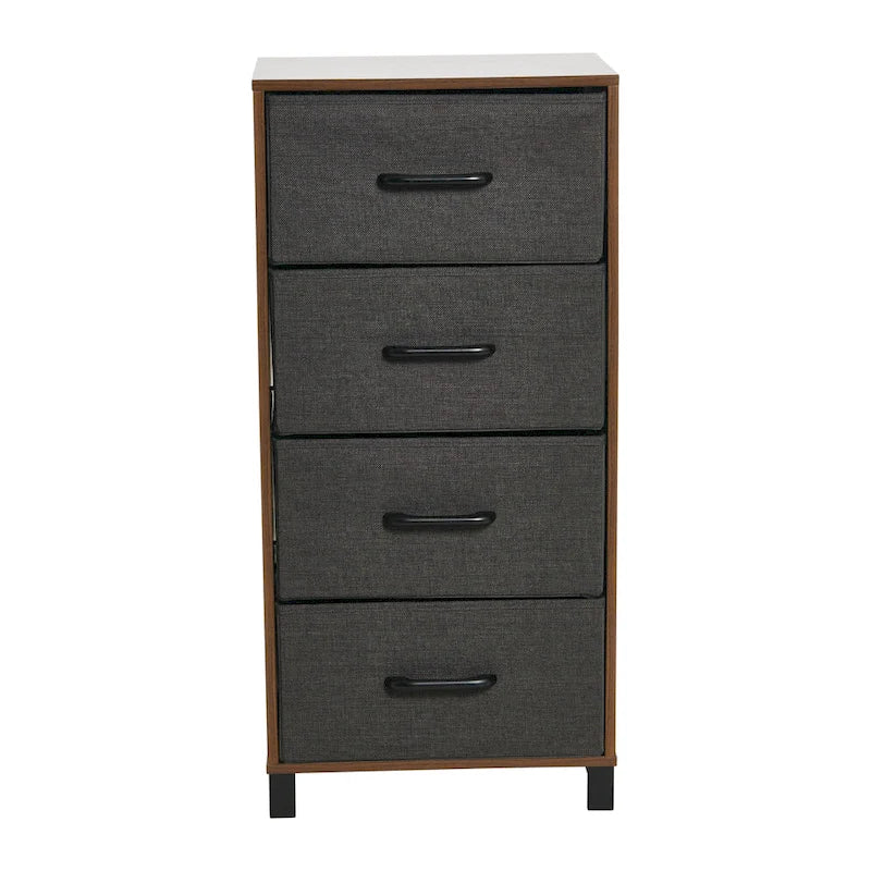 Commode haute avec 4 tiroirs de rangement