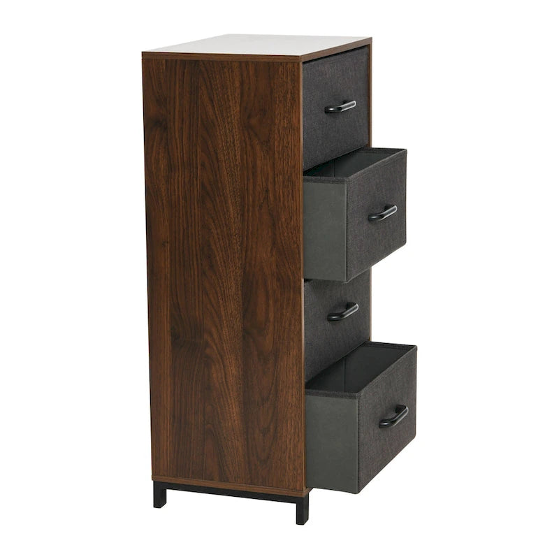 Commode haute avec 4 tiroirs de rangement