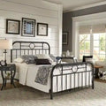 Kendal Black Metal Bed by 