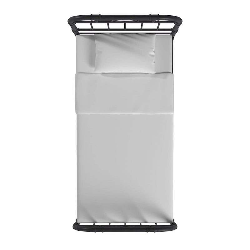 Lit noir en métal