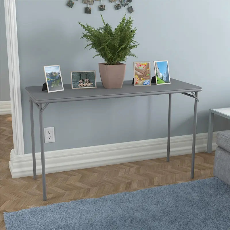 Table pliante Cosco 20 x 48 avec plateau en vinyle