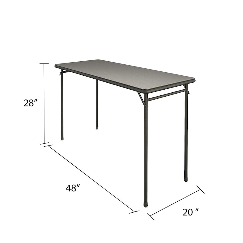 Table pliante Cosco 20 x 48 avec plateau en vinyle