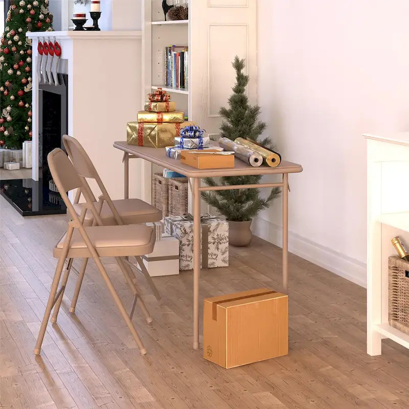 Table pliante Cosco 20 x 48 avec plateau en vinyle