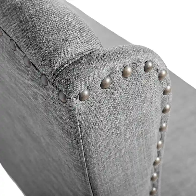Lot de 2 chaises de salle à manger capitonnées traditionnelles DH LUX de Denhour