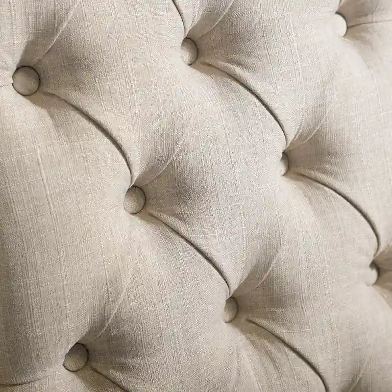 Lot de 2 chaises de salle à manger capitonnées traditionnelles DH LUX de Denhour