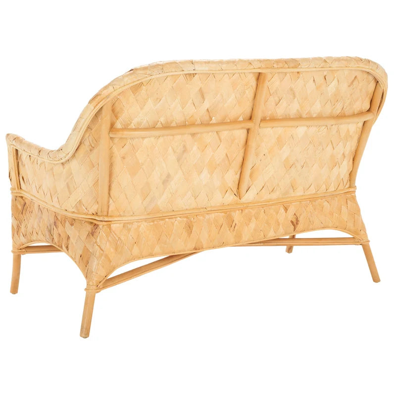 Banc de canapé tissé Safavieh Marfisa – 52 L x 24 P x 33 H – 52Lx24Px33H