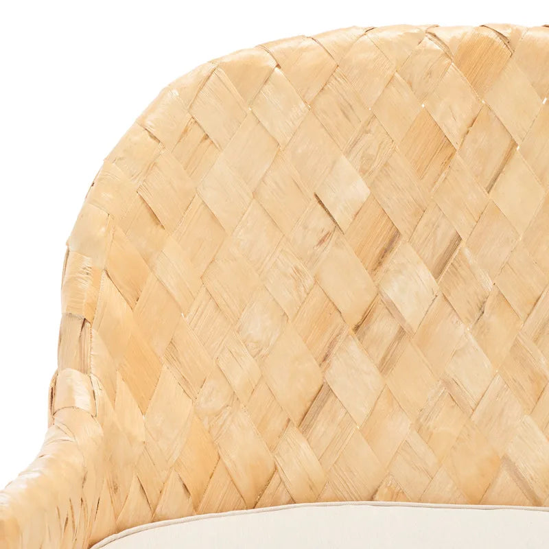 Banc de canapé tissé Safavieh Marfisa – 52 L x 24 P x 33 H – 52Lx24Px33H