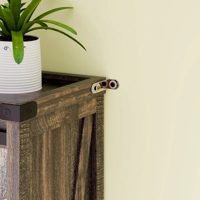 Meuble de rangement sur pied au-dessus des toilettes