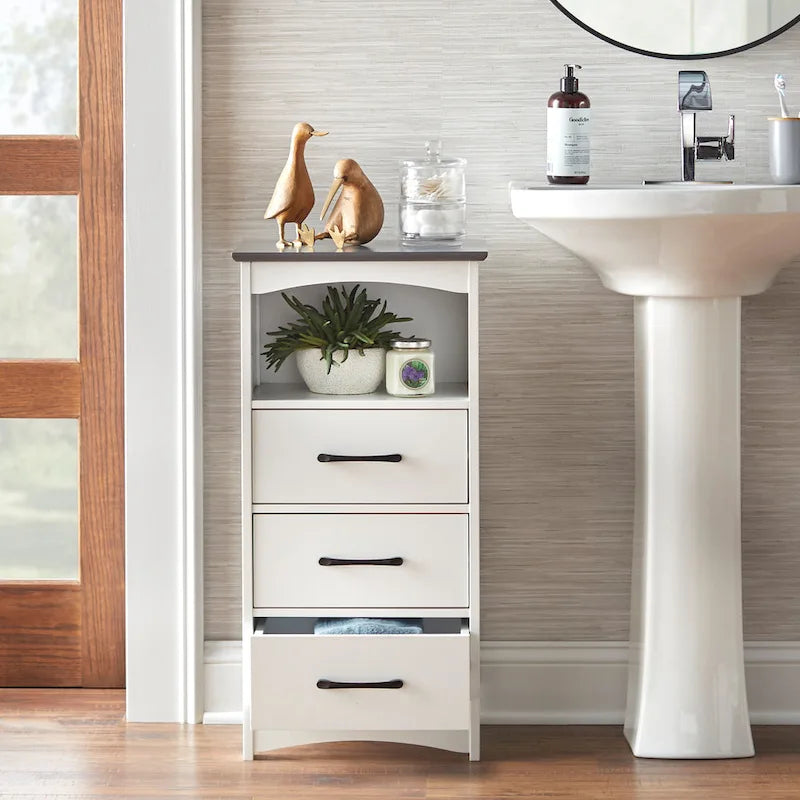 Meuble de salle de bain à 3 tiroirs Simple Living Dalton