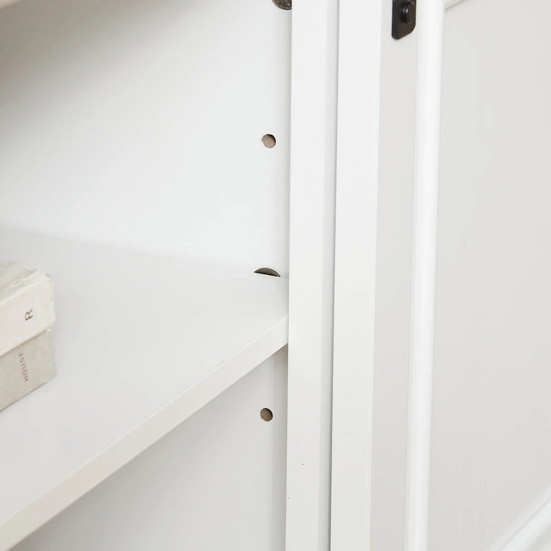 Meuble console média avec rangement, meuble TV moderne du milieu du siècle avec insert de cheminée de 23 pouces, meuble TV polyvalent avec porte coulissante
