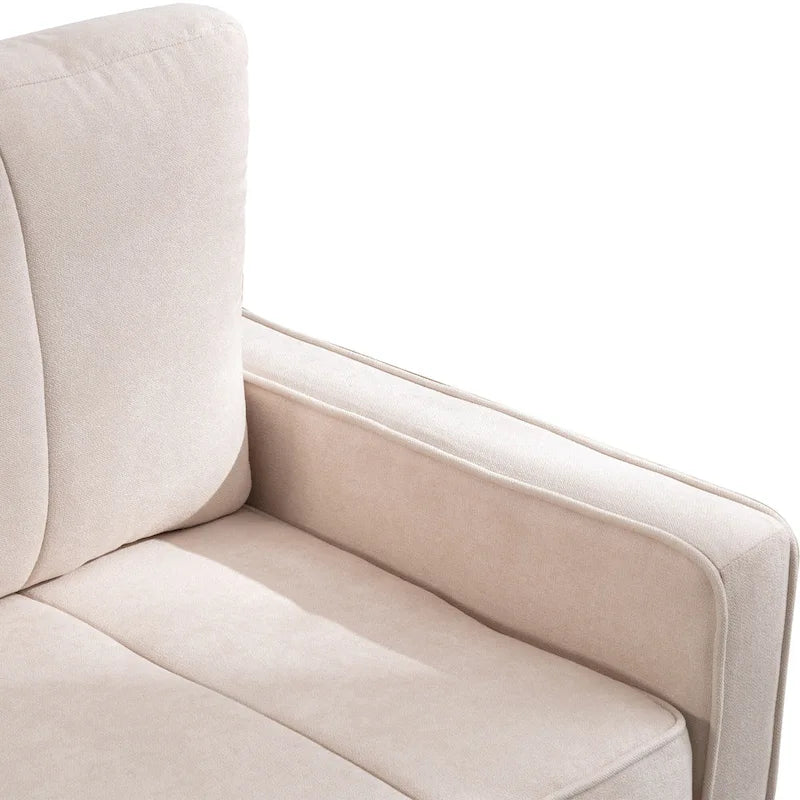 Canapé d'angle modulable à faire soi-même avec pouf
