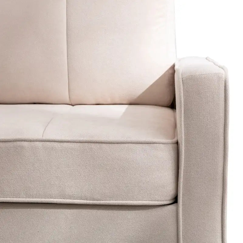 Canapé d'angle modulable à faire soi-même avec pouf