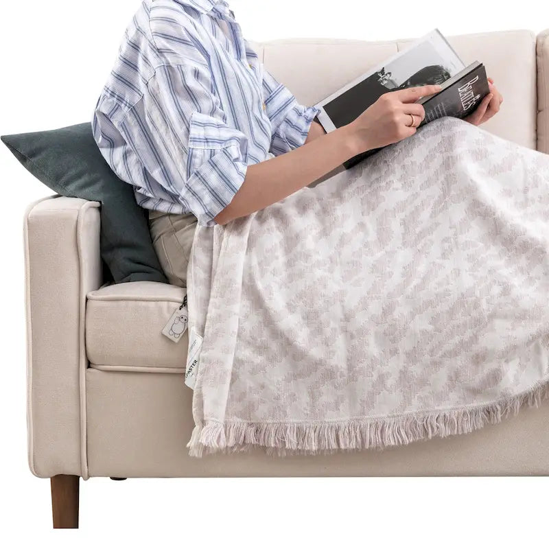 Canapé d'angle modulable à faire soi-même avec pouf
