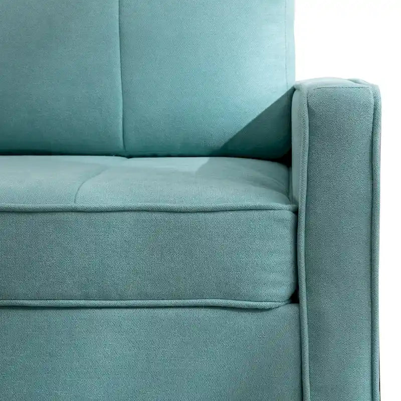 Canapé d'angle modulable à faire soi-même avec pouf