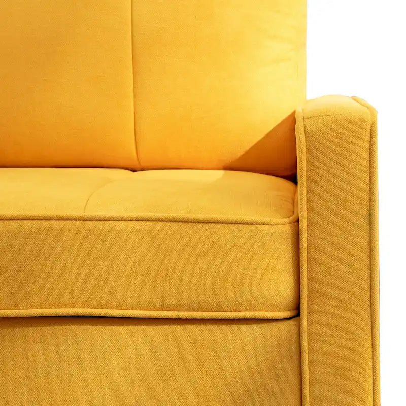 Canapé d'angle modulable à faire soi-même avec pouf