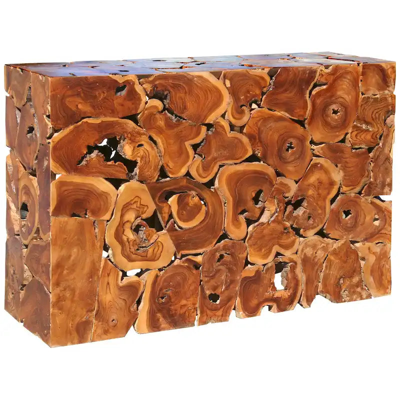 Table console en teck rustique Chic Teak Akar