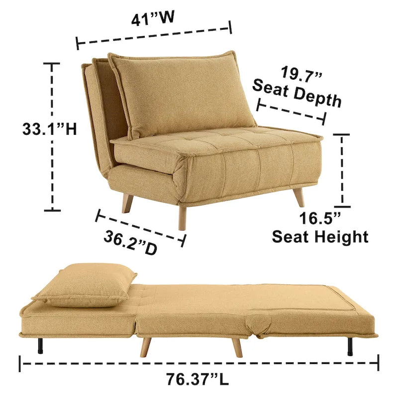 Fauteuil modulaire convertible moderne Art Leon