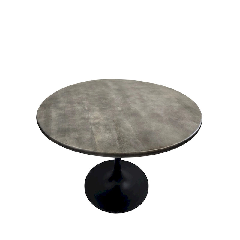 Table de salle à manger ronde Carolina Living Alden Wood Top 40