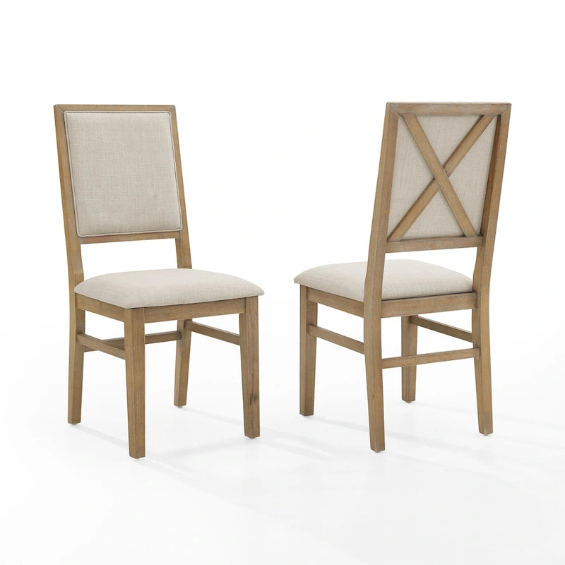 Ensemble de 2 chaises Joanna à dossier rembourré - 18,25 L x 21 P x 39,88 H