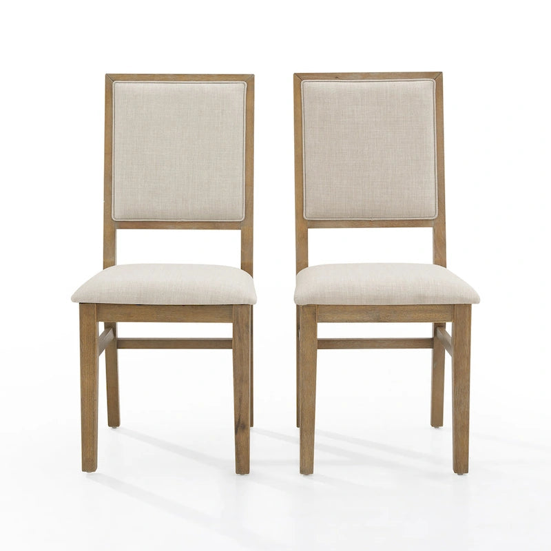Ensemble de 2 chaises Joanna à dossier rembourré - 18,25 L x 21 P x 39,88 H