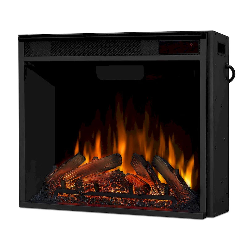 Meuble TV avec foyer électrique Lynette 56 blanc par Real Flame