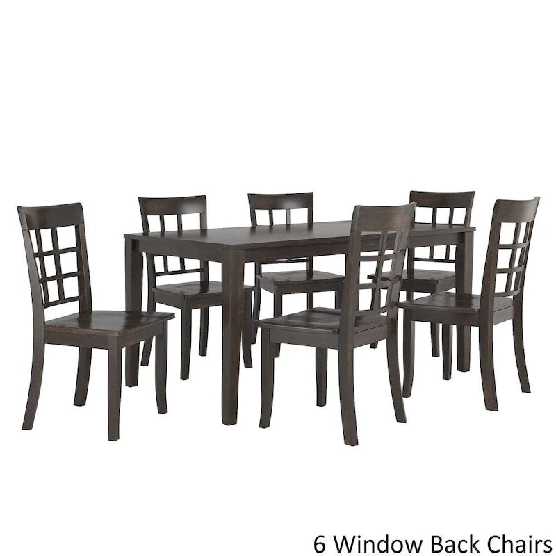 Ensemble de salle à manger rectangulaire Wilmington II 152 cm noir antique par iNSPIRE Q Classic
