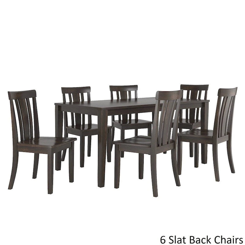 Ensemble de salle à manger rectangulaire Wilmington II 152 cm noir antique par iNSPIRE Q Classic