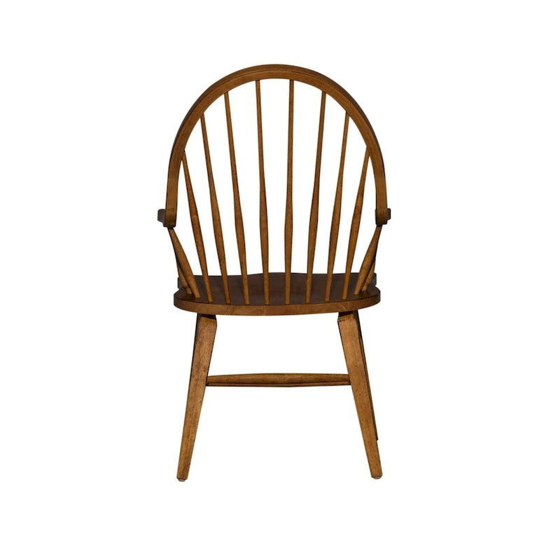 Le fauteuil à dossier Windsor The Gray Barn Hearthstone Ridge Tobacco