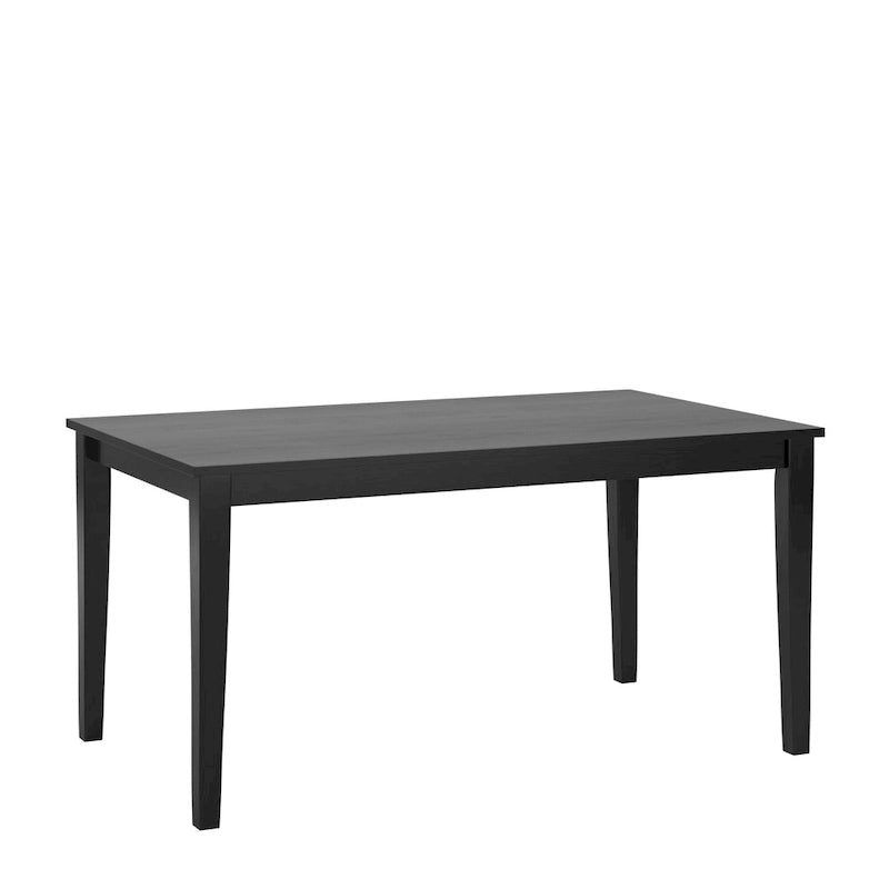 Table à manger rectangulaire noire Wilmington par iNSPIRE Q Classic - Table à manger
