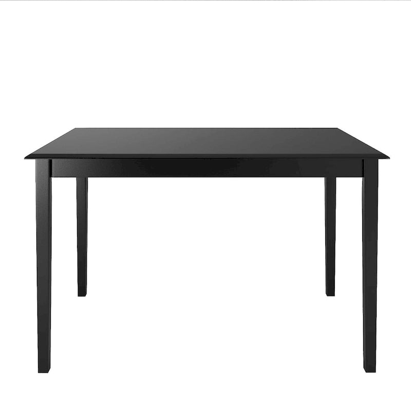 Table à manger rectangulaire noire Wilmington par iNSPIRE Q Classic - Table à manger