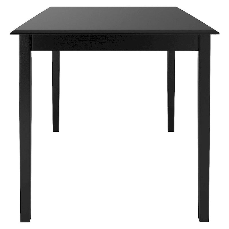 Table à manger rectangulaire noire Wilmington par iNSPIRE Q Classic - Table à manger