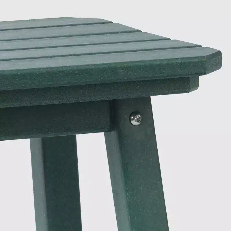 WestinTrends Malibu 29 Tabouret de bar d'extérieur sans dossier carré en HDPE résistant aux intempéries (lot de 2)
