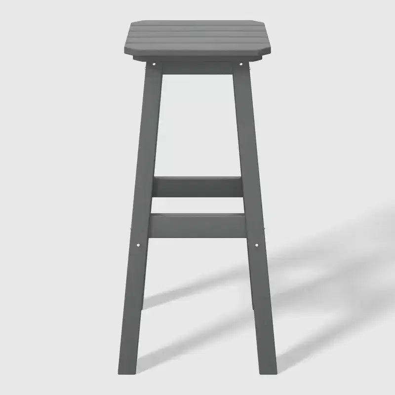 WestinTrends Malibu 29 Tabouret de bar d'extérieur sans dossier carré en HDPE résistant aux intempéries (lot de 2)