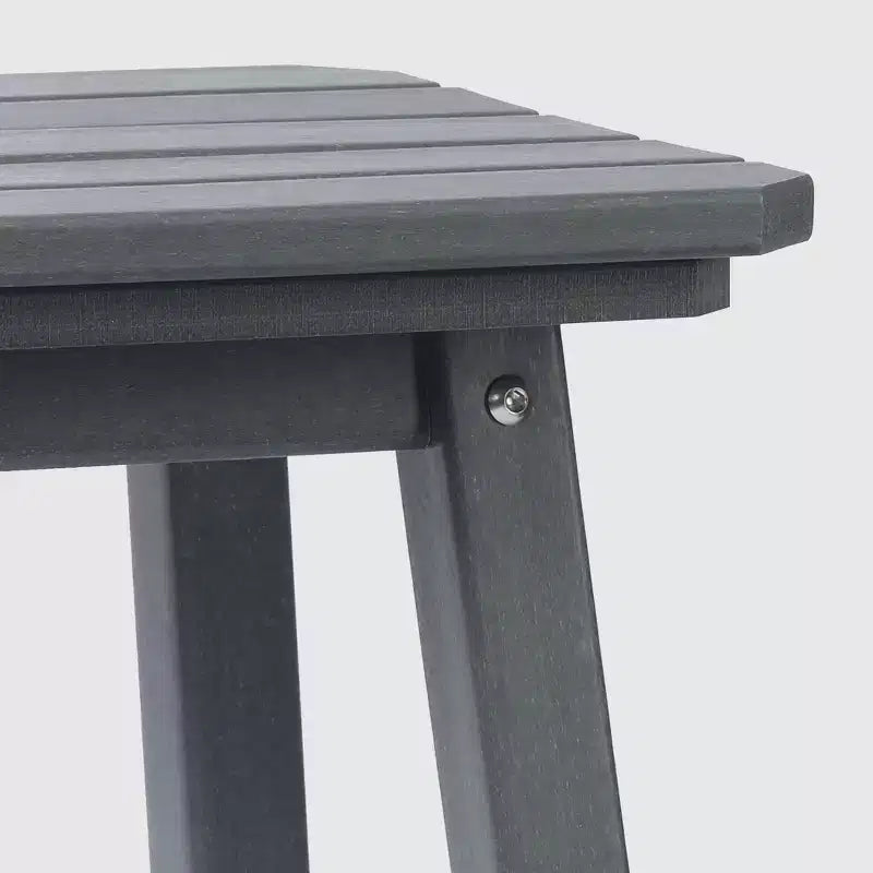 WestinTrends Malibu 29 Tabouret de bar d'extérieur sans dossier carré en HDPE résistant aux intempéries (lot de 2)