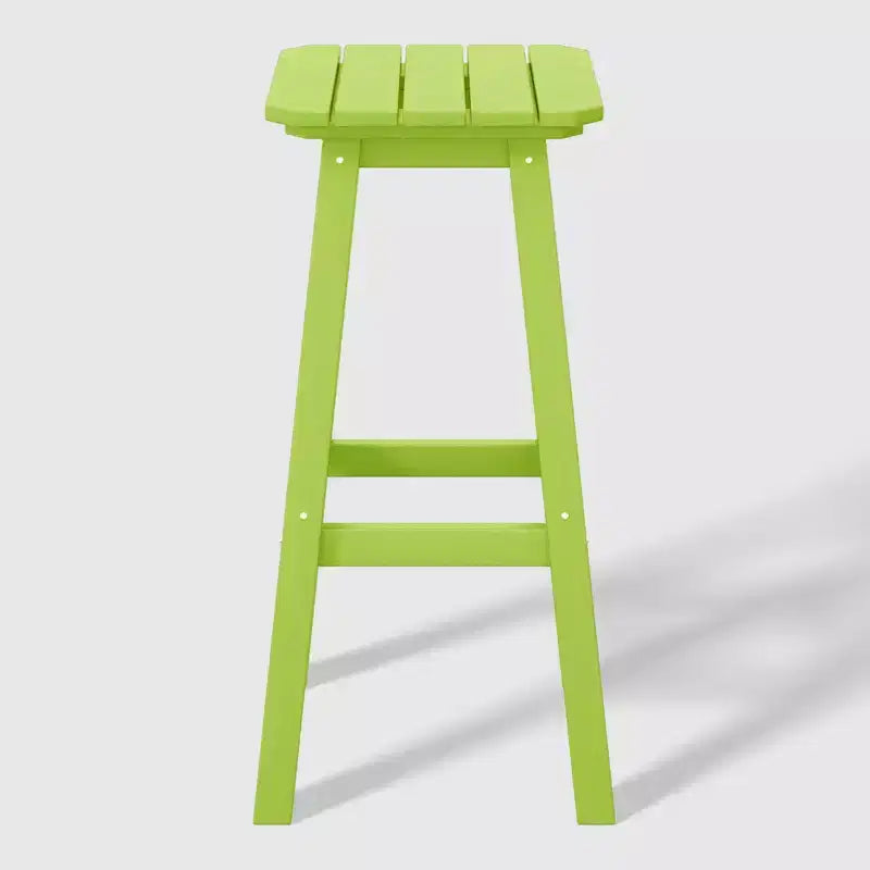 WestinTrends Malibu 29 Tabouret de bar d'extérieur sans dossier carré en HDPE résistant aux intempéries (lot de 2)