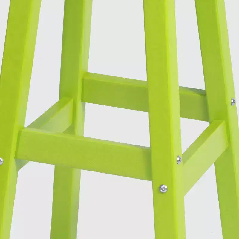 WestinTrends Malibu 29 Tabouret de bar d'extérieur sans dossier carré en HDPE résistant aux intempéries (lot de 2)