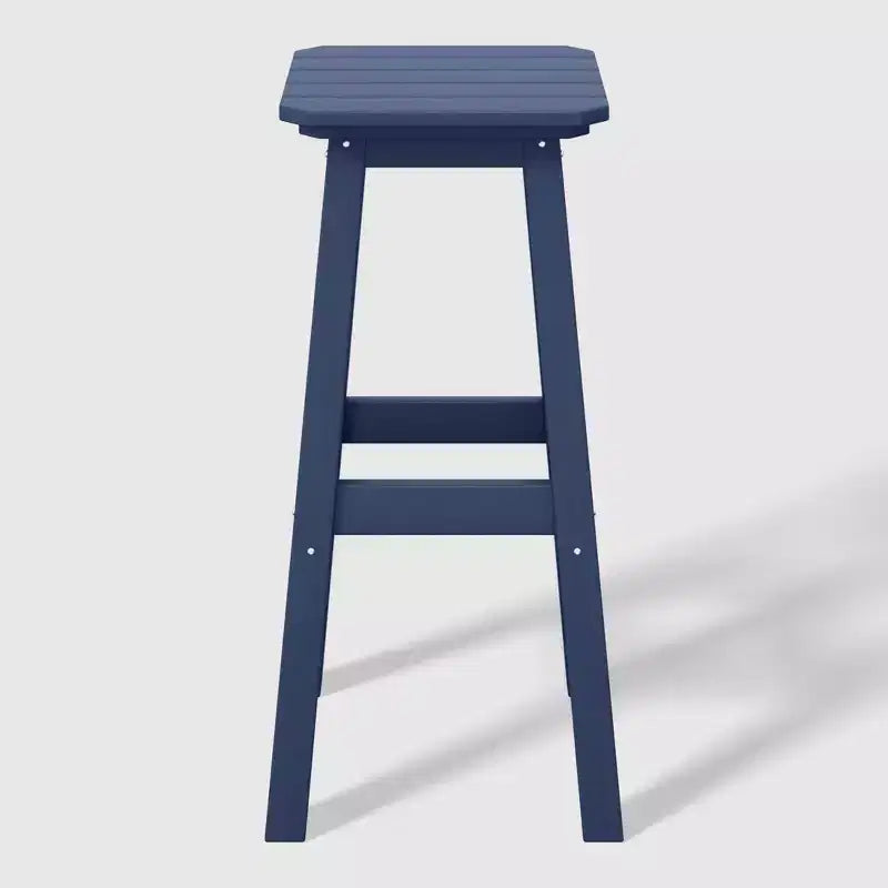 WestinTrends Malibu 29 Tabouret de bar d'extérieur sans dossier carré en HDPE résistant aux intempéries (lot de 2)