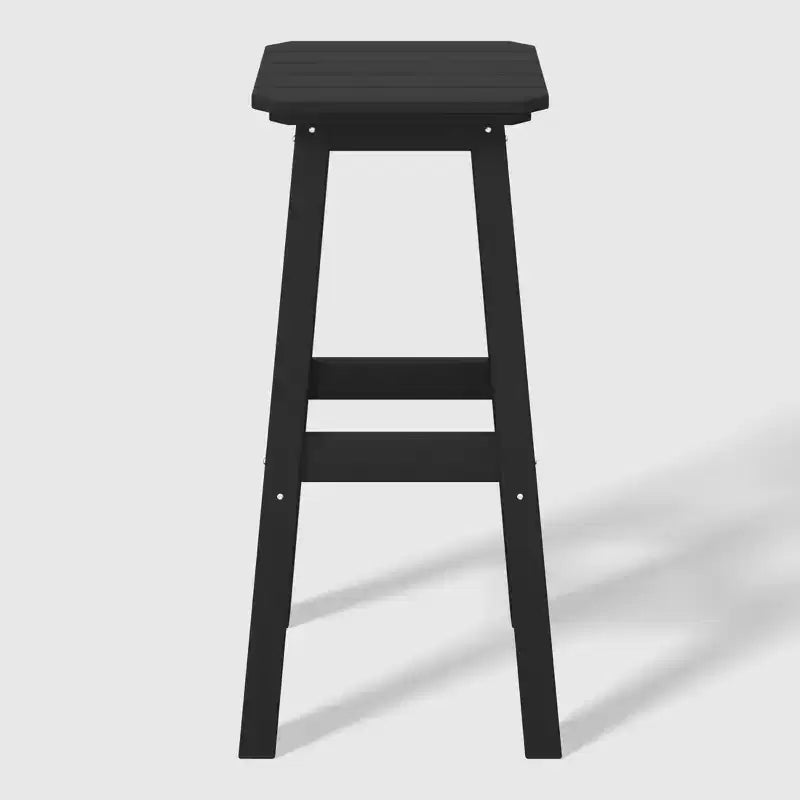 WestinTrends Malibu 29 Tabouret de bar d'extérieur sans dossier carré en HDPE résistant aux intempéries (lot de 2)