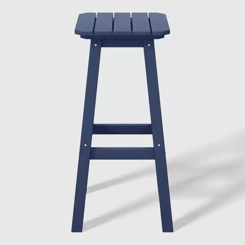 WestinTrends Malibu 29 Tabouret de bar d'extérieur sans dossier carré en HDPE résistant aux intempéries (lot de 2)