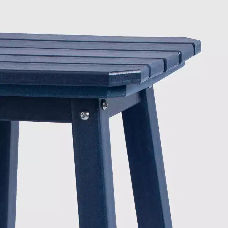 WestinTrends Malibu 29 Tabouret de bar d'extérieur sans dossier carré en HDPE résistant aux intempéries (lot de 2)